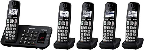 Cordless Phone System with Answering Machine and Call Blocking, 2 Handsets F689754