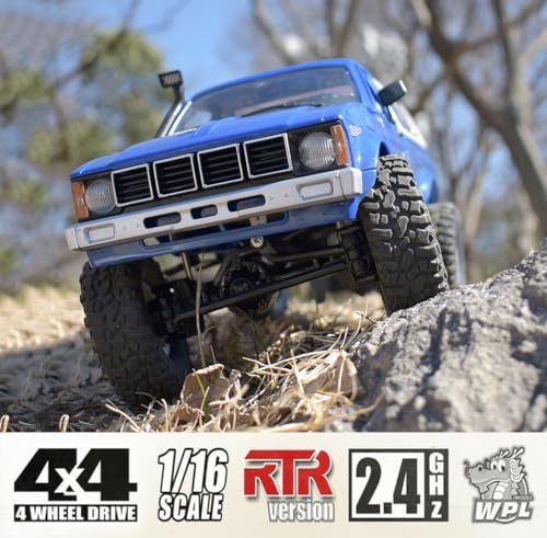 RC Rock Crawler 4x4 1/16 Scale Remote Control Pickup Truck Off Road RTR with LED Light P23606