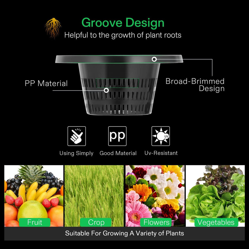 DWC Hydroponics Grow System, 5-Gallon Deep Water Culture, 108 Plant Sites, 3 Layers Gardening Kit D224