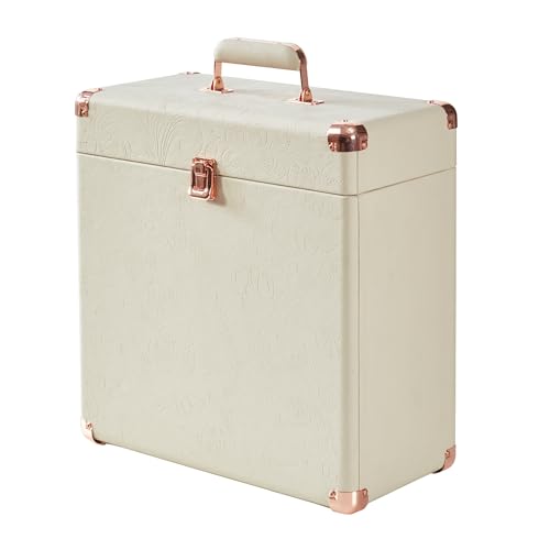 Vinyl Record Storage and Carrying Case, Holds 30 Albums H2930