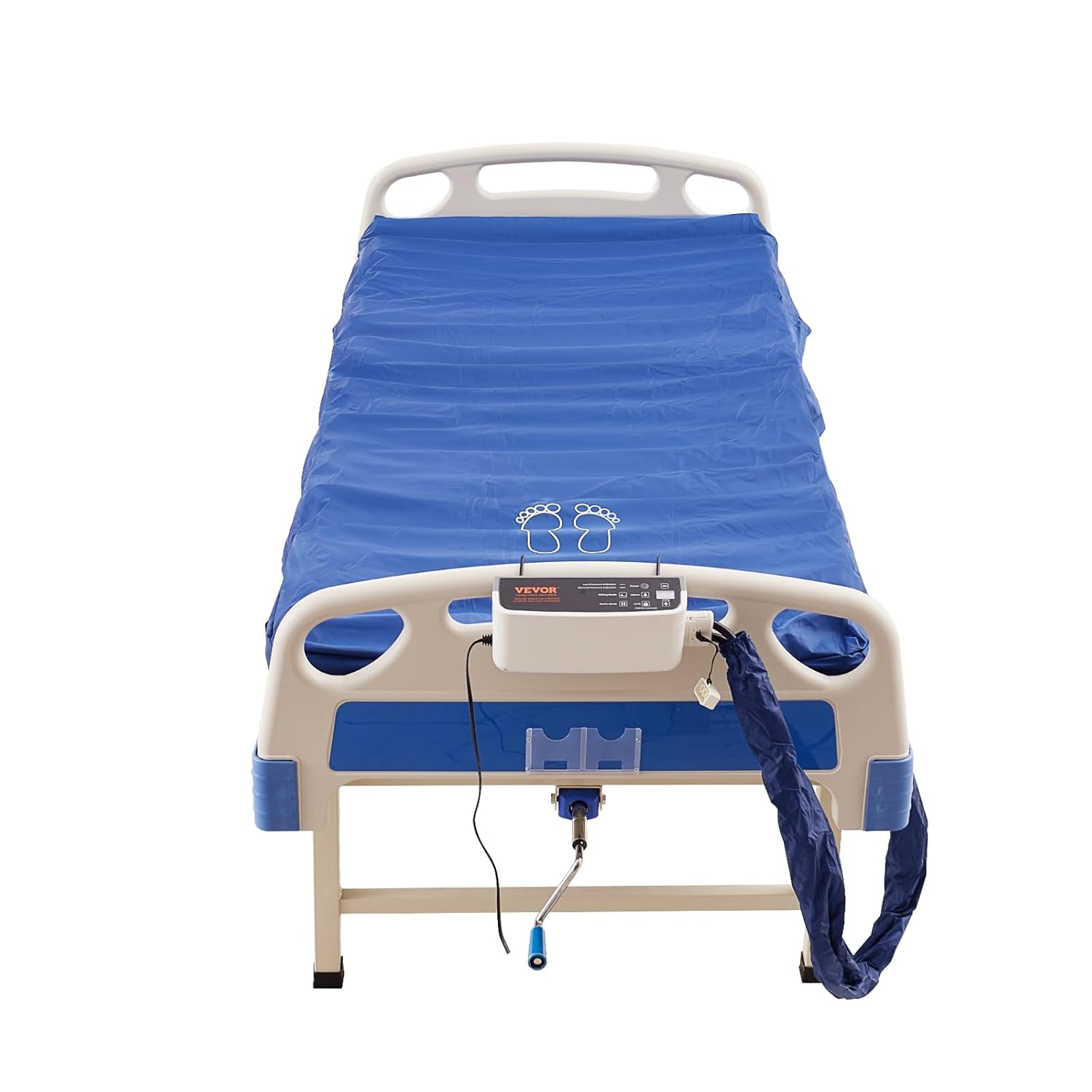 Alternating Air Pressure Mattress, Dual-Layer Pad for Hospital Beds, 450LBS Capacity with Electric Quiet Pump H2199