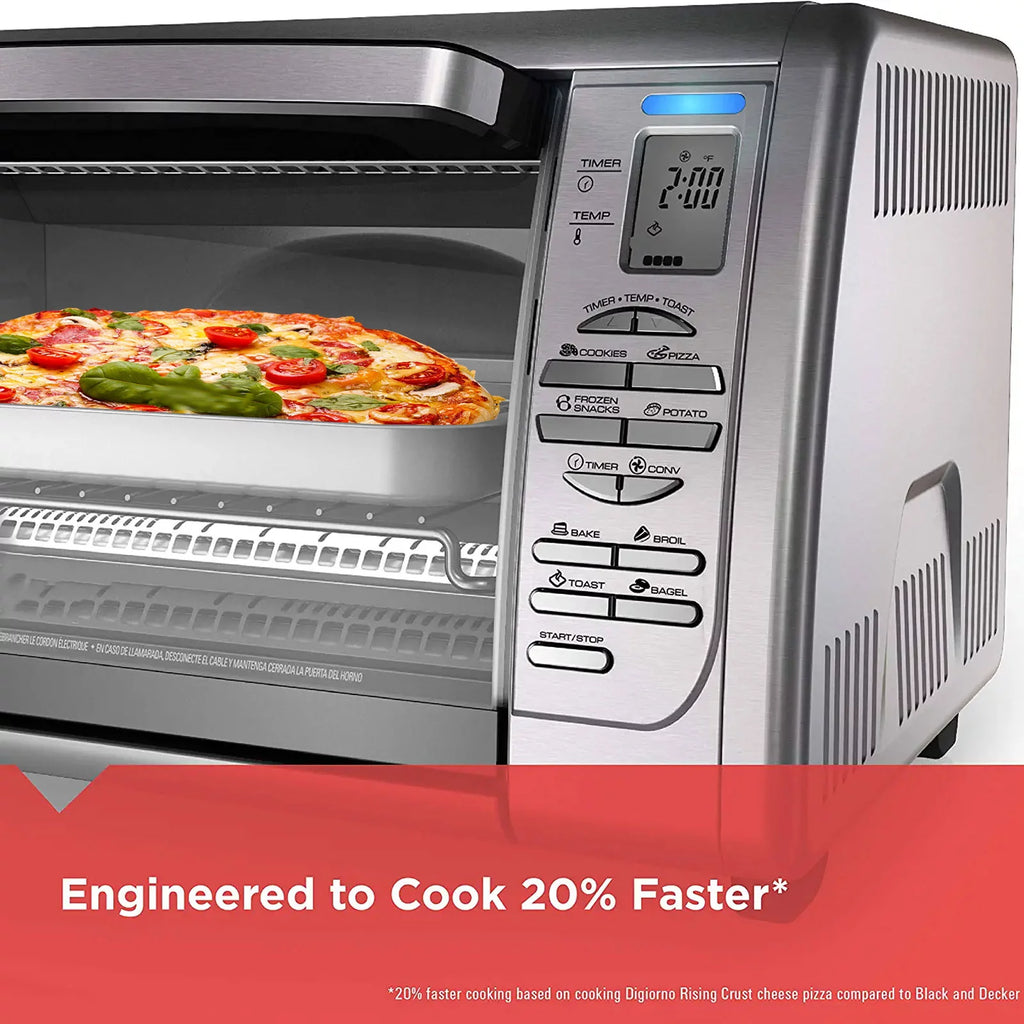 Countertop Convection Toaster Oven for Bake Broil and Toast U12778