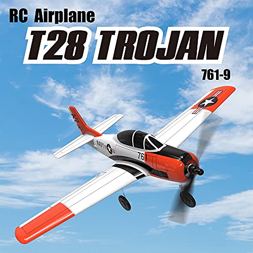 RC Airplane 2.4Ghz 4 Channel Remote Control with Aileron, Ready to Fly A593