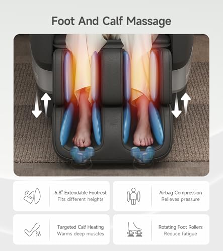 Massage Chair Full Body with Dual Core S-Track, Zero Gravity Recliner Y9855