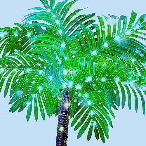 Lighted Artificial Palm Tree 6ft for Patio Outdoor Decor N537877