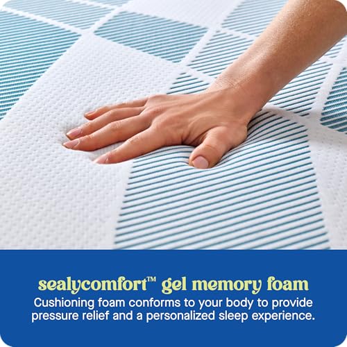 Hybrid Mattress-in-a-Box, Queen, Gel Memory Foam E336522