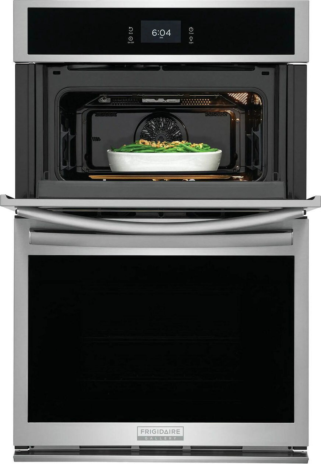 Electric Oven and Microwave Combo, Black Stainless Steel R858