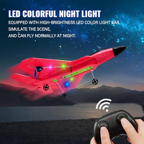 F22 RC Airplane Fighter, 2.4Ghz 2 Channel Remote Control Plane for Kids Beginners Y282