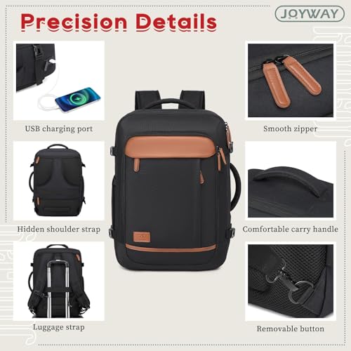 Expandable Carry-On Luggage Set, Lightweight Hard Shell 20 Inch with Spinner Wheels M12570