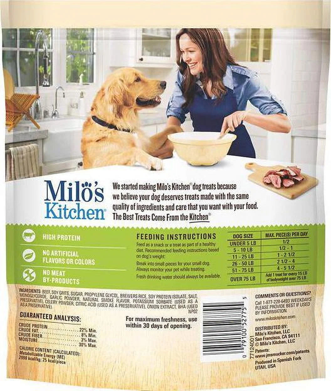 Beef and Rice Sausage Slices Dog Treats, 18 oz. J322