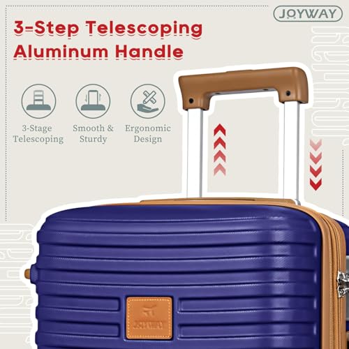 Expandable Carry-On Luggage Set, Lightweight Hard Shell 20 Inch with Spinner Wheels M12570
