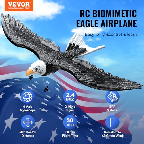 RC Airplane, 2.4GHz 2 Channel Remote Control Aircraft with 6-Axis Gyro, Red J366