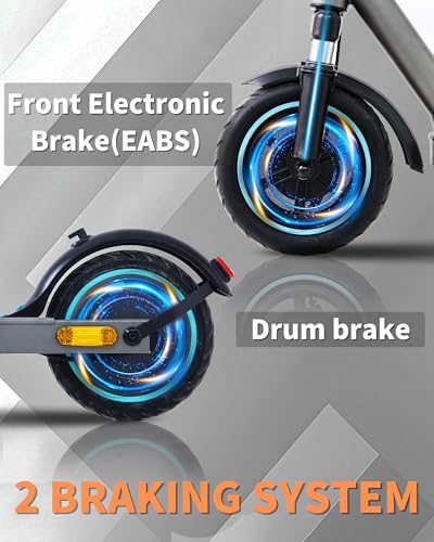 Electric Scooter for Adults, 500W Motor, Folding with Dual Suspension D383