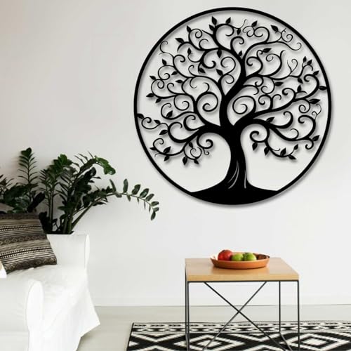Tree of Life Metal Wall Art, 47x47 cm M84549
