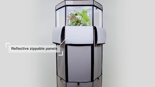 Indoor Hydroponic Growing System with LED Grow Lights and Grow Tent I692