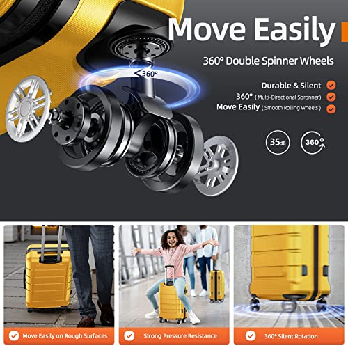 Expandable Luggage Set with TSA Lock A418040