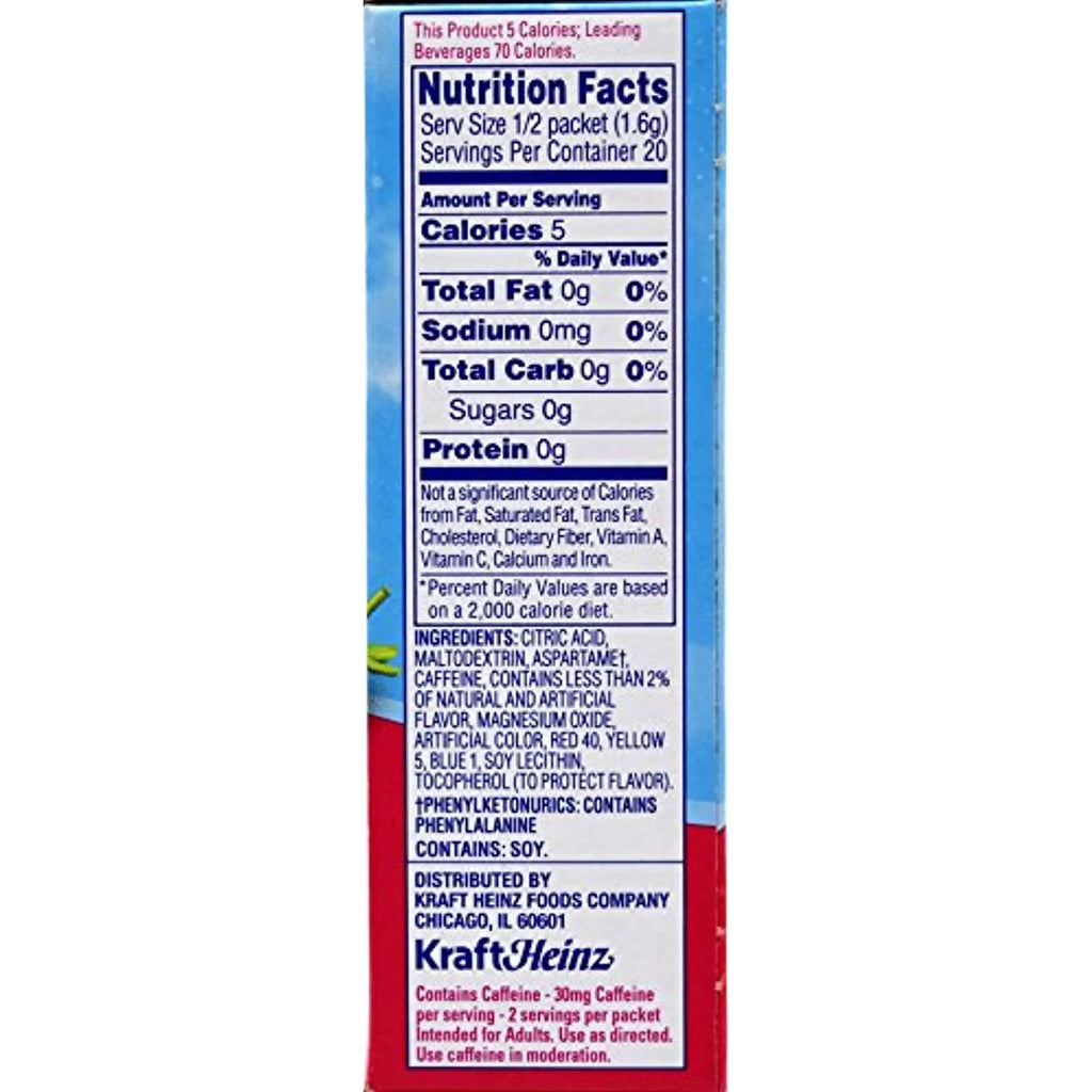 Wild Strawberry Caffeine Drink Mix, 10-Packet Box Z474515