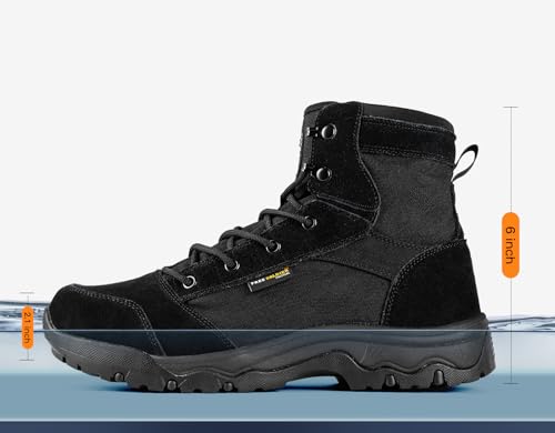Men's Tactical Hiking Boots Lightweight Comfortable 6 Inches W3780