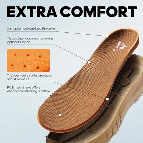 Men's Tactical Hiking Boots Lightweight Cushion Sole Side Zipper 8 Inches C799