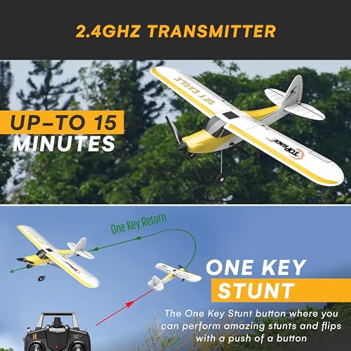 RC Plane Remote Control Airplane for Adults Kids 4 Channel Stunt Flying 20 Inch Wing Span S504403