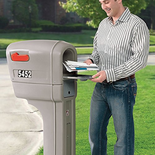 Mailbox, Weather Resistant, Black V91463