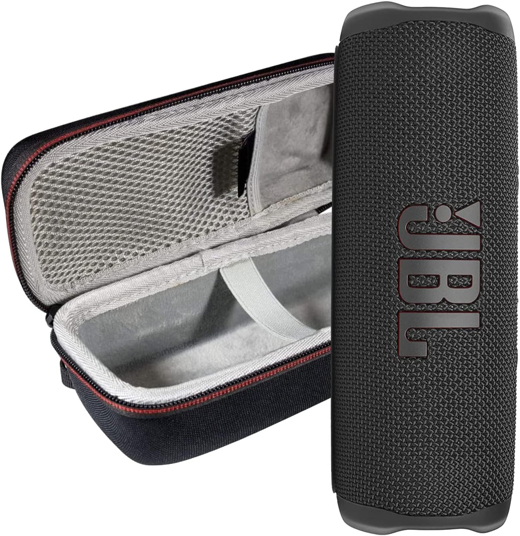 JBL Flip 6 IP67 Waterproof Portable Wireless Bluetooth Speaker with Exclusive Protective Hardshell Case (Black)