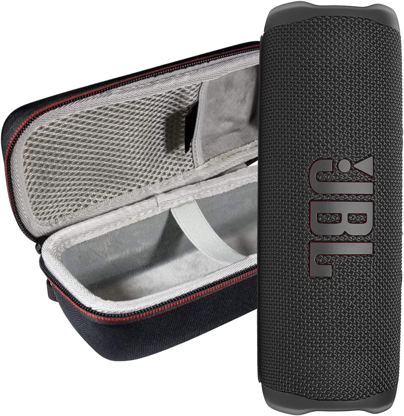 JBL Flip 6 IP67 Waterproof Portable Wireless Bluetooth Speaker with Exclusive Protective Hardshell Case (Black)