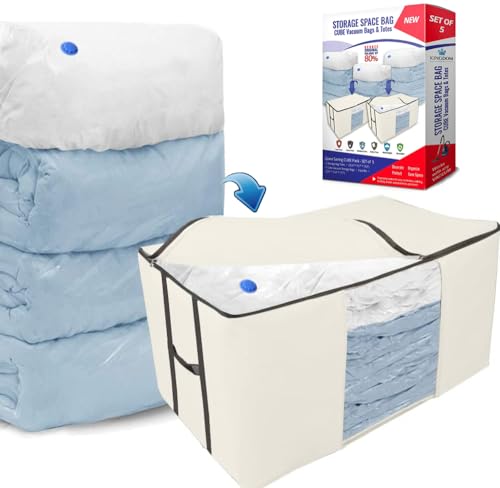 Vacuum Storage Bags for Clothing and Bedding, Space Saver Organizer B297045