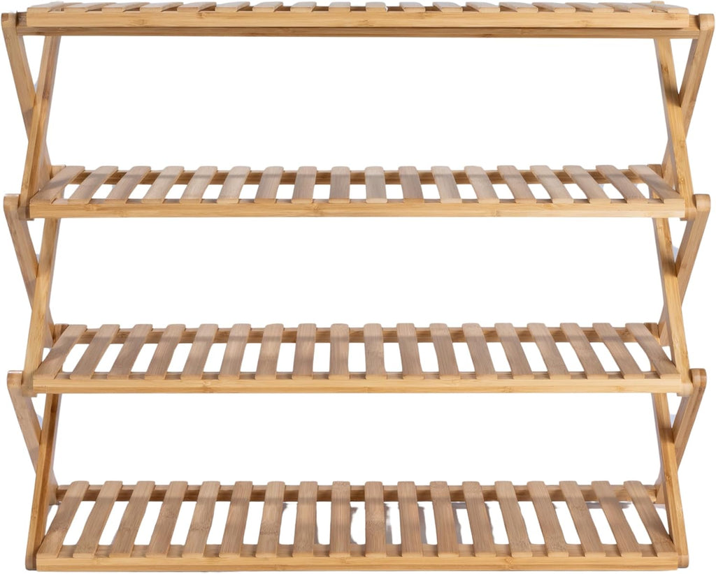 4-Tier Bamboo Folding Shoe Rack K6160