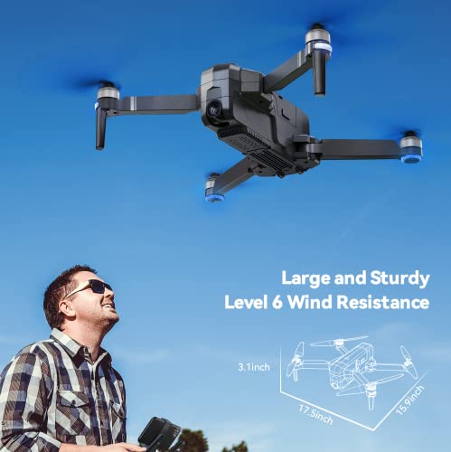Drone with 6K Camera, 3-Axis Gimbal, 70-Min Flight Time, 10000ft FPV Transmission O887483