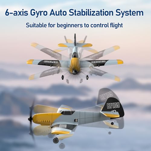 3 Channel Remote Control Airplane with 6-axis Gyro, RTF for Beginners V147