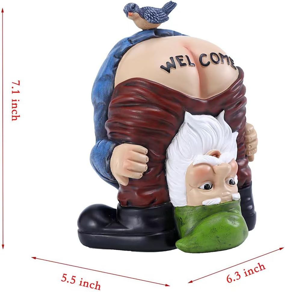 Garden Gnome Statue for Outdoor Patio Lawn Decor E272349