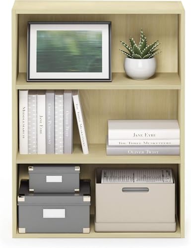 3-Tier Open Shelf Bookcase, Americano E787305
