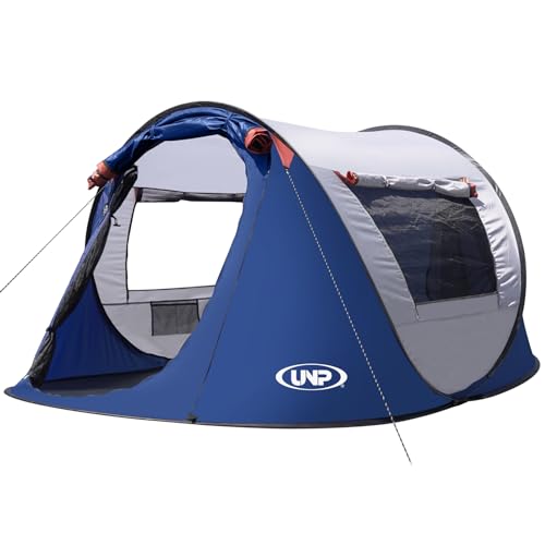 Pop-up Tent for 3 Person Camping, Portable Beach Shade with Carrying Bag P968