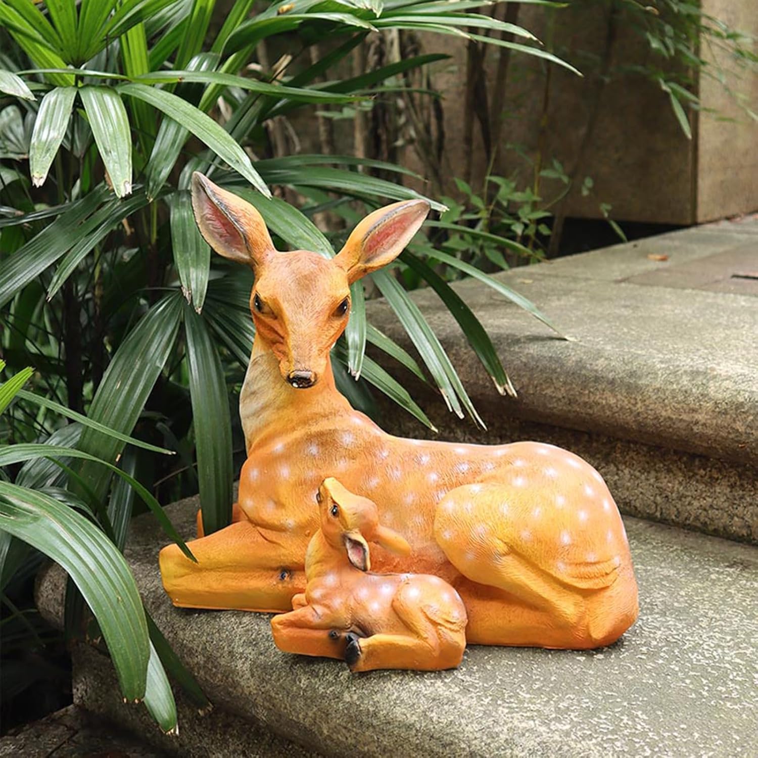 Garden Ornaments Sika Deer Animal Sculpture Outdoor Lawn Statue W68920