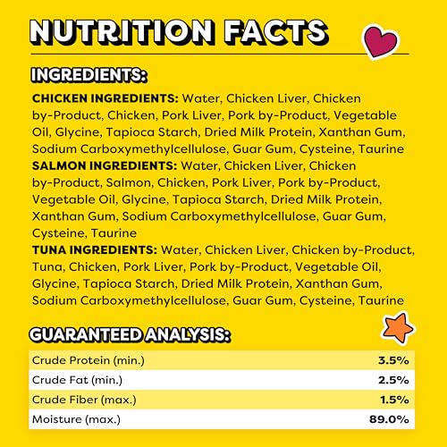 Creamy Puree Lickable Cat Treats, 0.42 oz Tubes, 48 Count Y26330