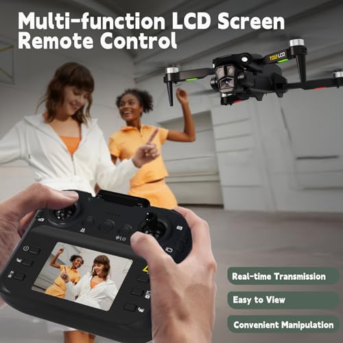 Foldable Camera Drone for Adults with LCD Remote I177595