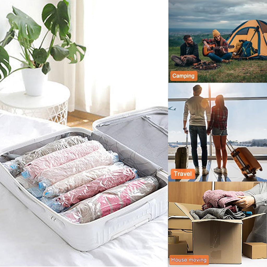 Vacuum storage bags for travel, comforters and blankets H6907
