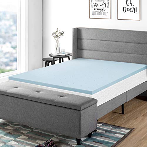 Queen Size 3 Inch Ventilated Memory Foam Mattress Topper V52104