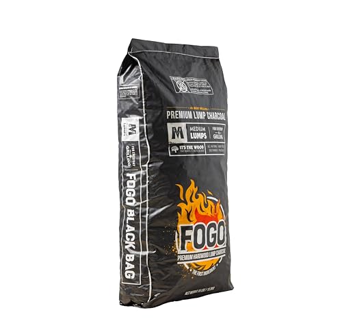 Oak Lump Charcoal for Grilling and Smoking, 17.6 lb Bag V54657