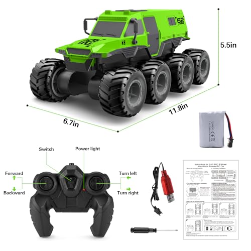 Remote Control Monster Truck 8WD Offroad Waterproof S94586