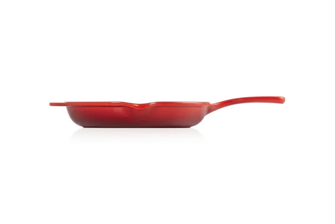 Enameled Cast-Iron Skillet with Iron Handle I6984