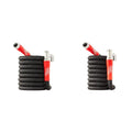 Pocket Hose Silver Bullet 2.0 Expandable Garden Hose 50-FT with Turbo Shot Nozzle, AS-SEEN-ON-TV, Lead-Free, Solid Aluminum Connectors, Easy On/Off Valve, Kink-Free, Leak-Proof