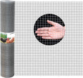 Hot-Dip galvanized after Welding Hardware Cloth,1/2inch 19Ga 48"x50' Chicken Wire Fencing, Raised Garden Bed Supports Wire Mesh Roll, galvanized Wire Mesh Fence Prevent Snakes, Raccoons, Foxes