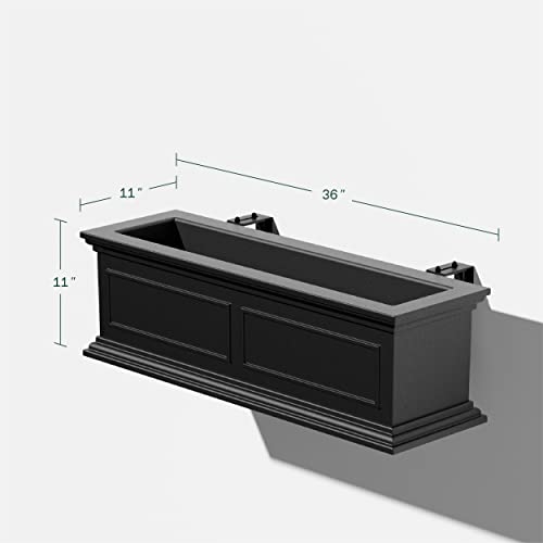 Plastic Railing Planter for Outdoor Deck or Balcony Z605138
