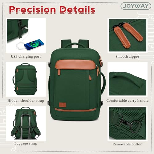 Expandable Carry-On Luggage Set, Lightweight Hard Shell 20 Inch with Spinner Wheels M12570