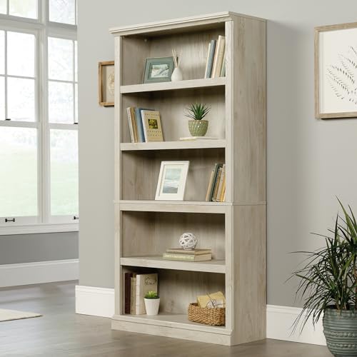 5 Tier Book Shelf Wooden Bookcase for Home Office Living Room C105