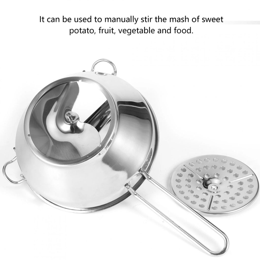 Manual Food Mixer Stainless Steel for Kitchen U8586