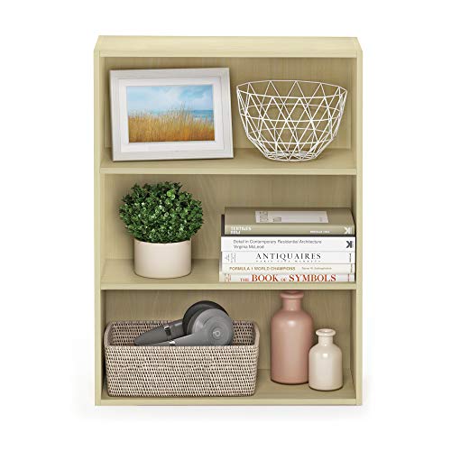 3-Tier Open Shelf Bookcase, Americano E787305