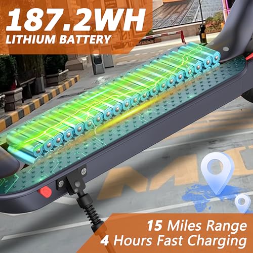 Foldable Electric Scooter for Adults, 22 MPH, 22 Miles Range A144